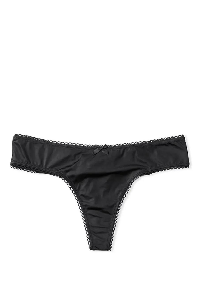 Трусики МЕРЕЖИВНІ ЛЮКС СТРІНГИ BLACK BOW Victoria`s Secret
