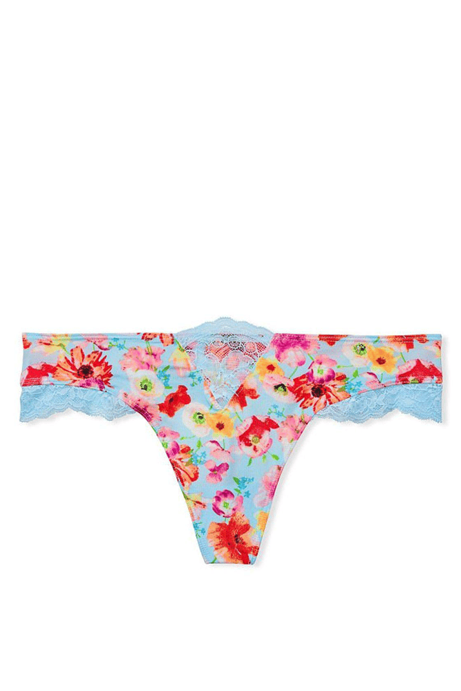 Трусики МЕРЕЖИВНІ ЛЮКС СТРІНГИ BLUE FLORAL Victoria`s Secret