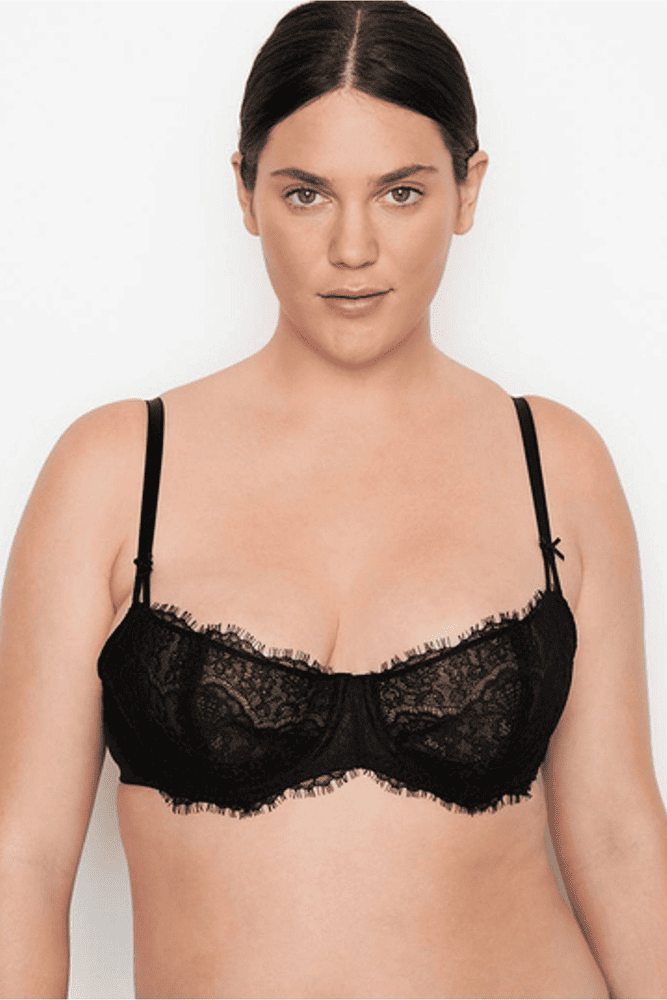 БЮСТГАЛЬТЕР БЕЗ ПУШ-АП ANGELS BLACK Victoria`s Secret