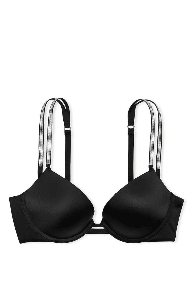 БЮСТГАЛЬТЕР ЗІ СТРАЗАМИ ПУШ-АП BLACK DOUBLE Victoria`s Secret