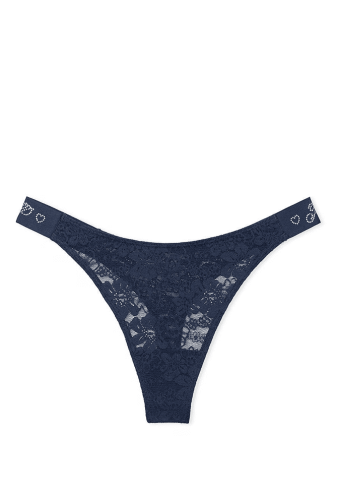 Трусики PINK СТРІНГИ NAVY  LOGO EMBL Victoria`s Secret