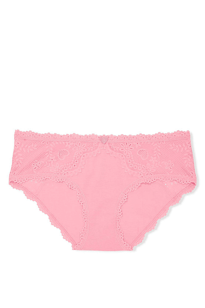 Трусики БАВОВНЯНІ БІКІНІ PINK HEART Victoria`s Secret
