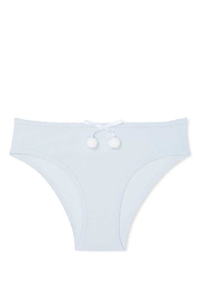 Трусики БАВОВНЯНІ БРАЗИЛІАНИ BLUE POM Victoria`s Secret