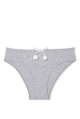 Трусики БАВОВНЯНІ БРАЗИЛІАНИ GREY POM Victoria`s Secret