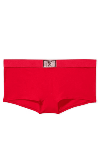 Трусики БАВОВНЯНІ ШОРТИКИ RED EMBL Victoria`s Secret