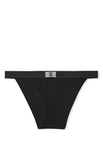 Трусики З РЕЗИНКОЮ БРАЗИЛІАНИ BLACK EMBL Victoria`s Secret