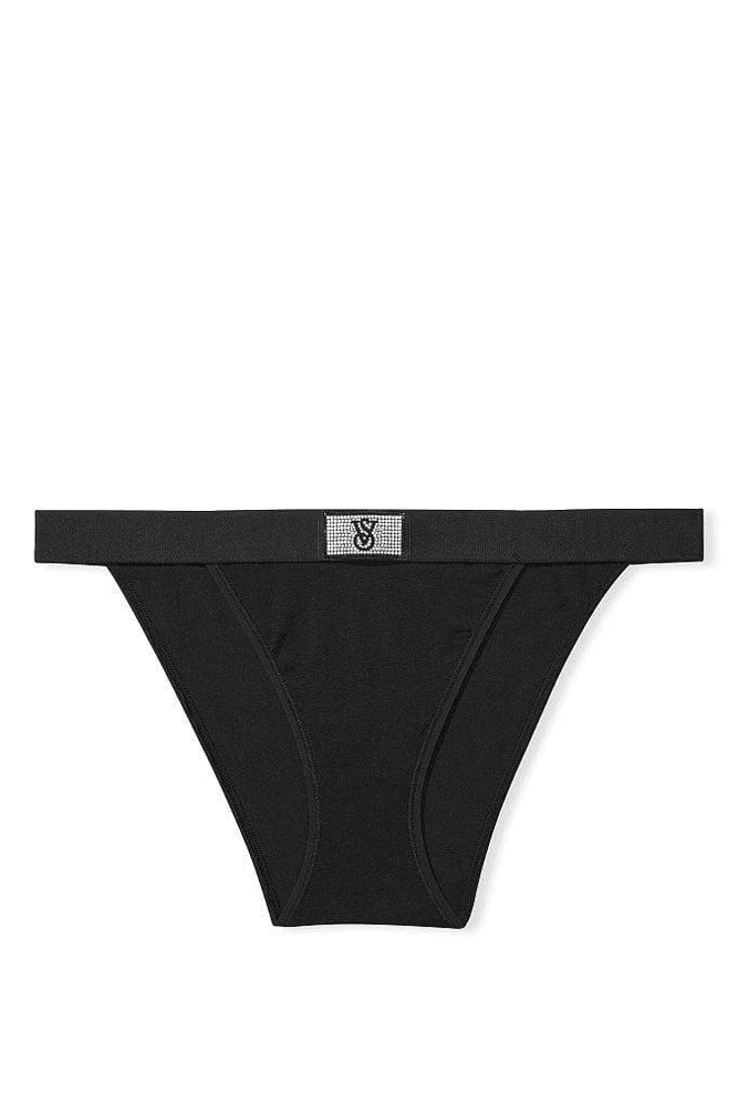 Трусики З РЕЗИНКОЮ БРАЗИЛІАНИ BLACK EMBL Victoria`s Secret