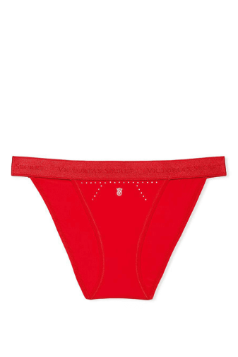 Трусики З РЕЗИНКОЮ БРАЗИЛІАНИ EMBL RED Victoria`s Secret