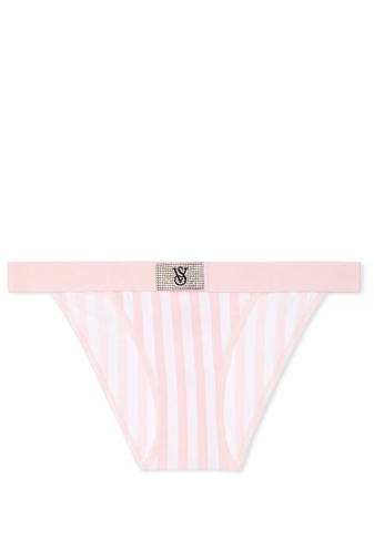 Трусики З РЕЗИНКОЮ БРАЗИЛІАНИ PINK STRIPE EMBL Victoria`s Secret