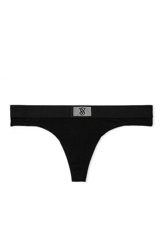Трусики З РЕЗИНКОЮ СТРІНГИ BLACK EMBL Victoria`s Secret