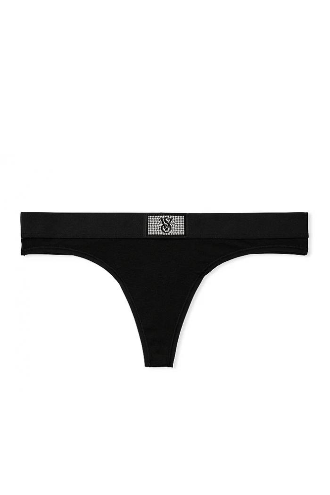 Трусики З РЕЗИНКОЮ СТРІНГИ BLACK EMBL Victoria`s Secret