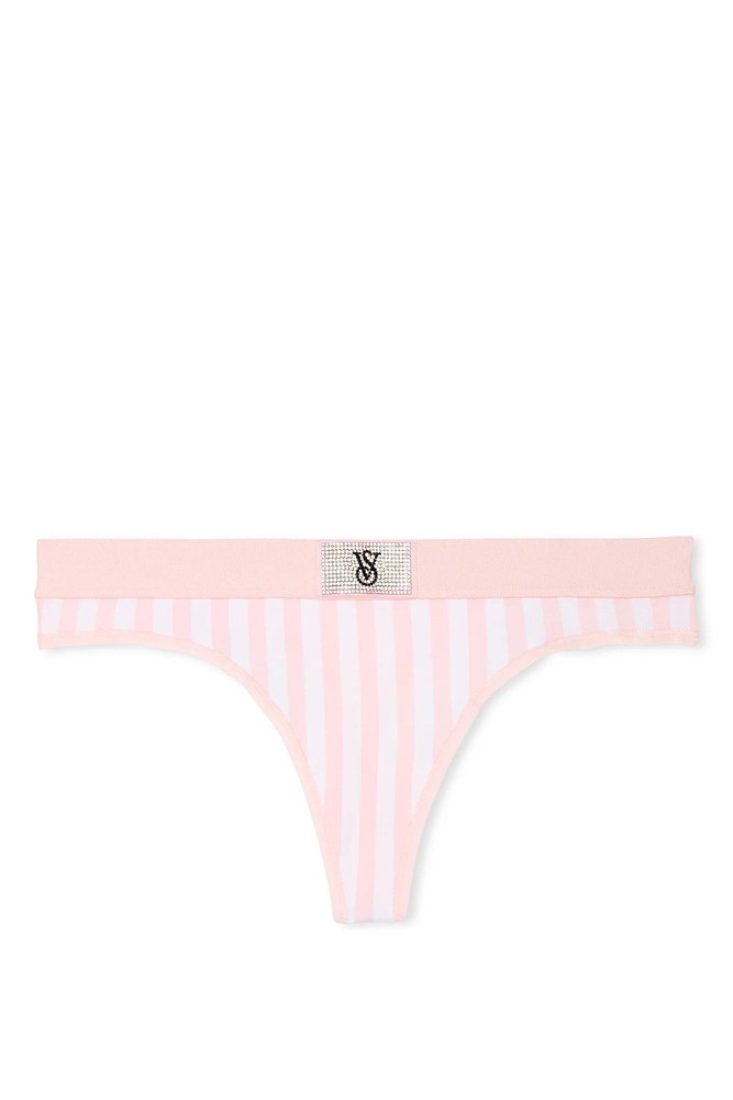 Трусики З РЕЗИНКОЮ СТРІНГИ PINK STRIPE EMBL Victoria`s Secret