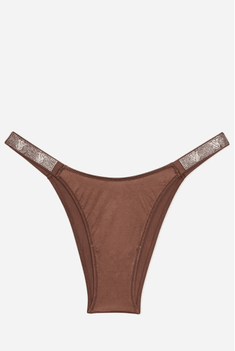 Трусики ЗІ СТРАЗАМИ БРАЗИЛІАНИ BROWN VS Victoria`s Secret