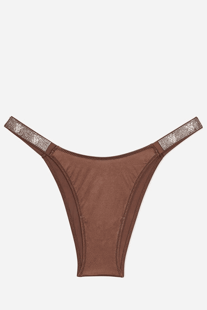 Трусики ЗІ СТРАЗАМИ БРАЗИЛІАНИ BROWN VS Victoria`s Secret