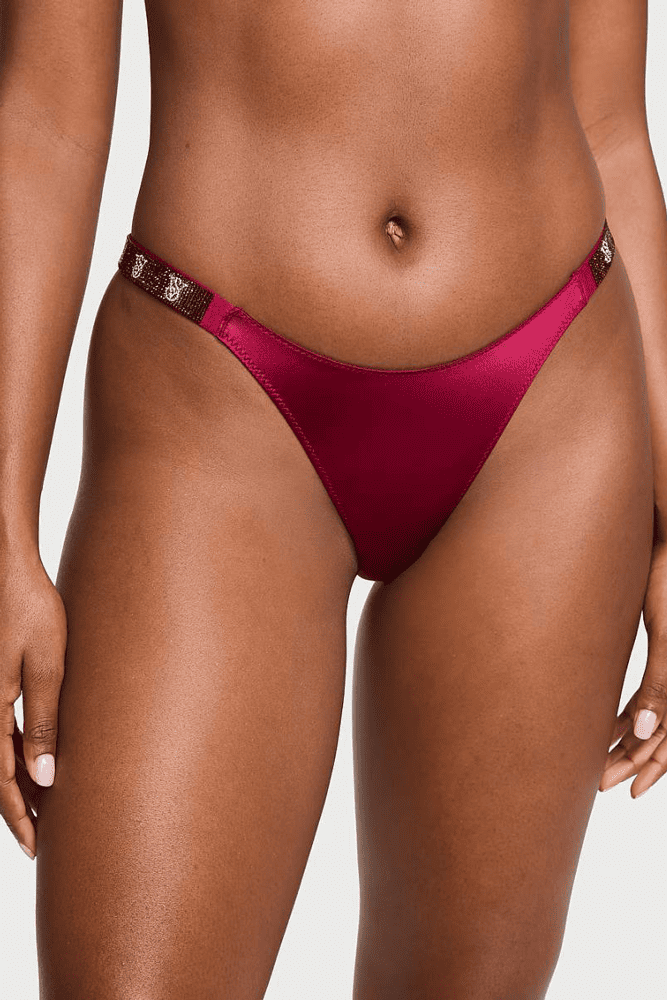 Трусики ЗІ СТРАЗАМИ СТРІНГИ CAMPARI RED Victoria`s Secret