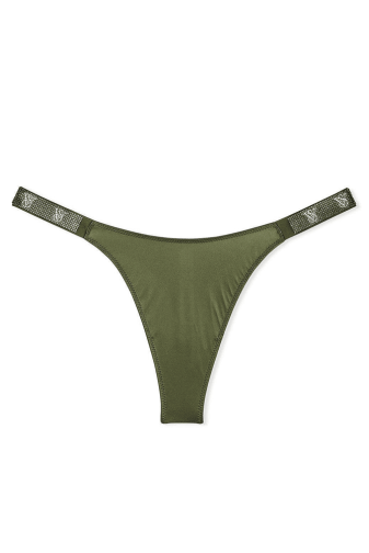 Трусики ЗІ СТРАЗАМИ СТРІНГИ KHAKI VS Victoria`s Secret