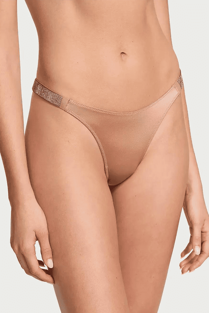 Трусики ЗІ СТРАЗАМИ СТРІНГИ NUDE VS Victoria`s Secret