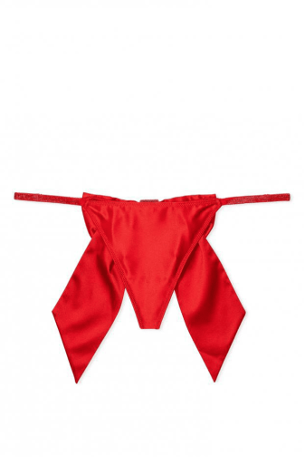 Трусики ЗІ СТРАЗАМИ СТРІНГИ RED BOW Victoria`s Secret