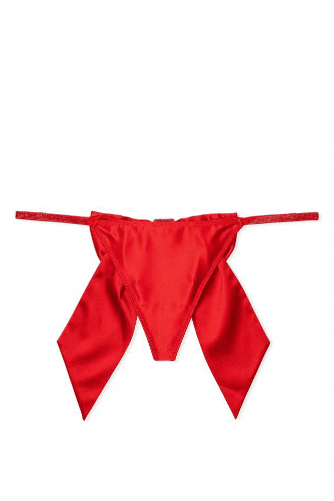 Трусики ЗІ СТРАЗАМИ СТРІНГИ RED BOW Victoria`s Secret