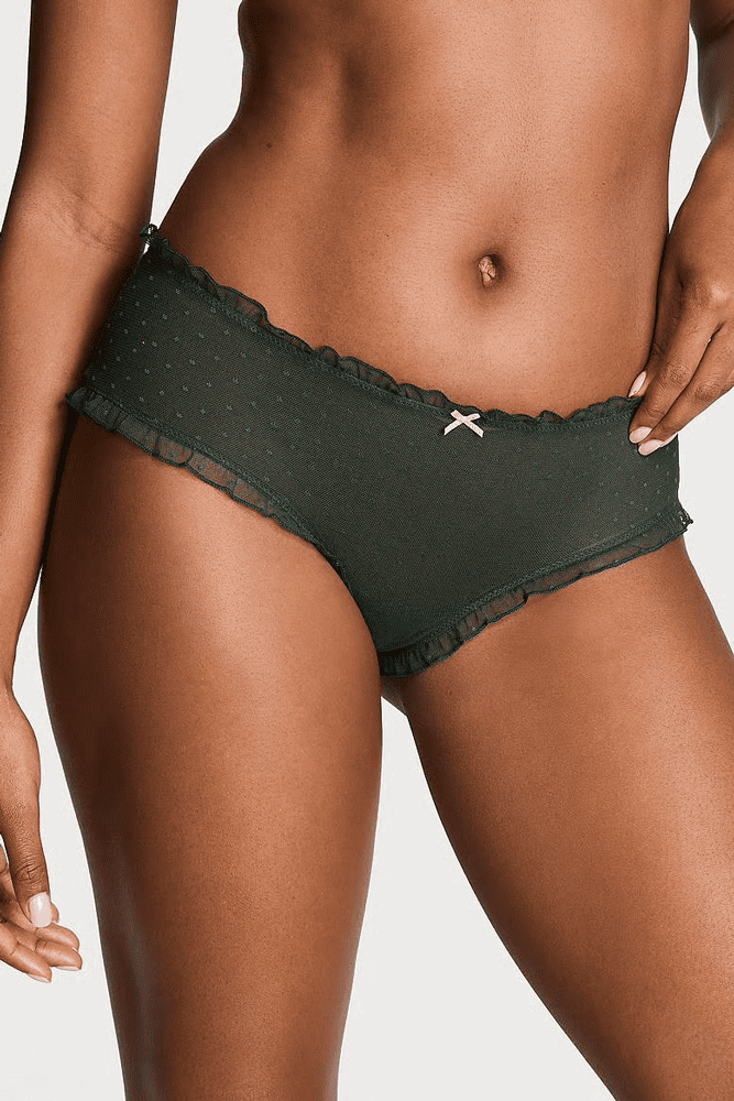 Трусики МЕРЕЖИВНІ БРАЗИЛІАНИ EMERALD DOT Victoria`s Secret