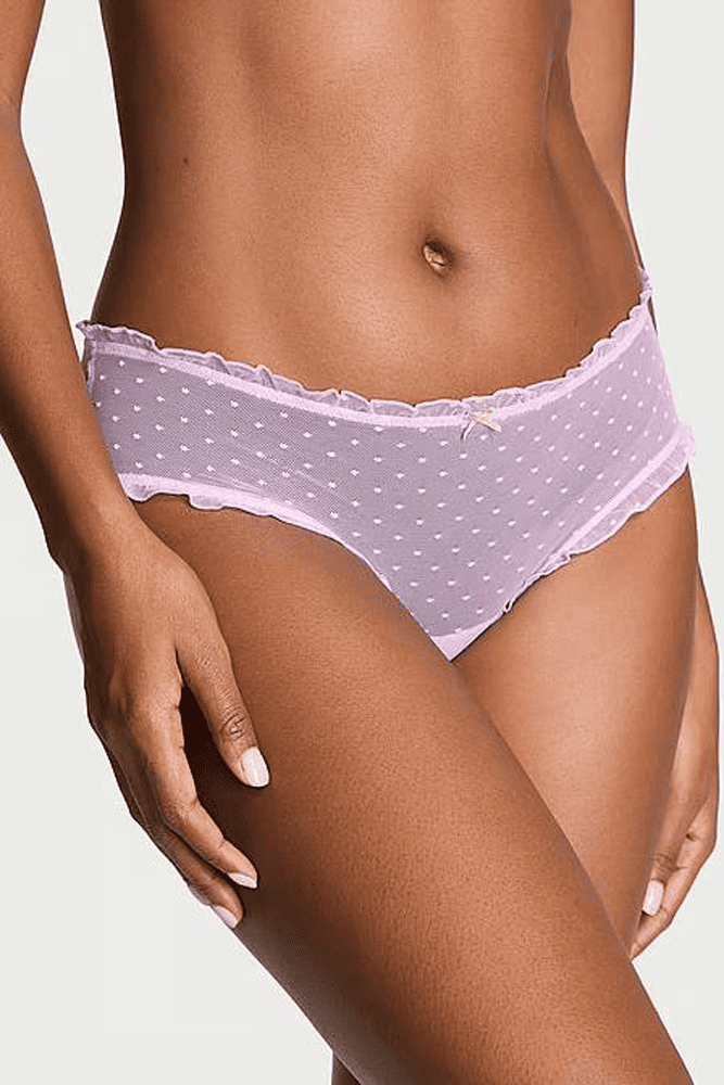 Трусики МЕРЕЖИВНІ БРАЗИЛІАНИ LILAC DOT Victoria`s Secret