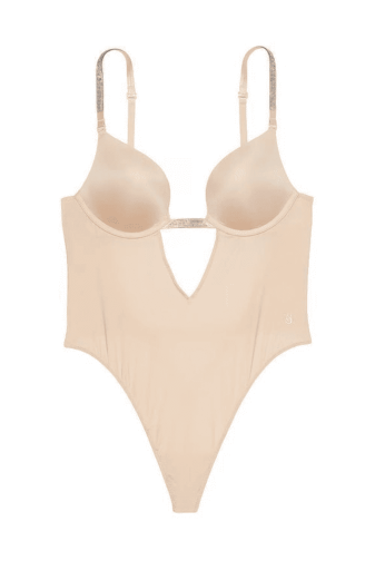 БОДІ ЗІ СТРАЗАМИ ПУШ-АП CHAMPAGNE EMBL Victoria`s Secret