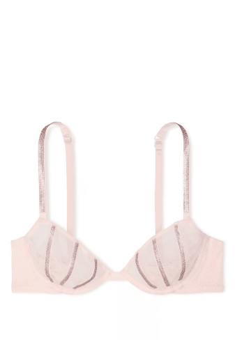 БЮСТГАЛЬТЕР ЗІ СТРАЗАМИ БЕЗ ПУШ-АП PINK LINES Victoria`s Secret
