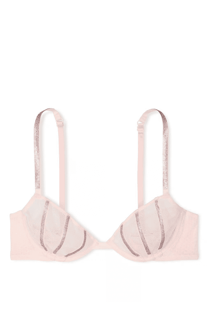 БЮСТГАЛЬТЕР ЗІ СТРАЗАМИ БЕЗ ПУШ-АП PINK LINES Victoria`s Secret