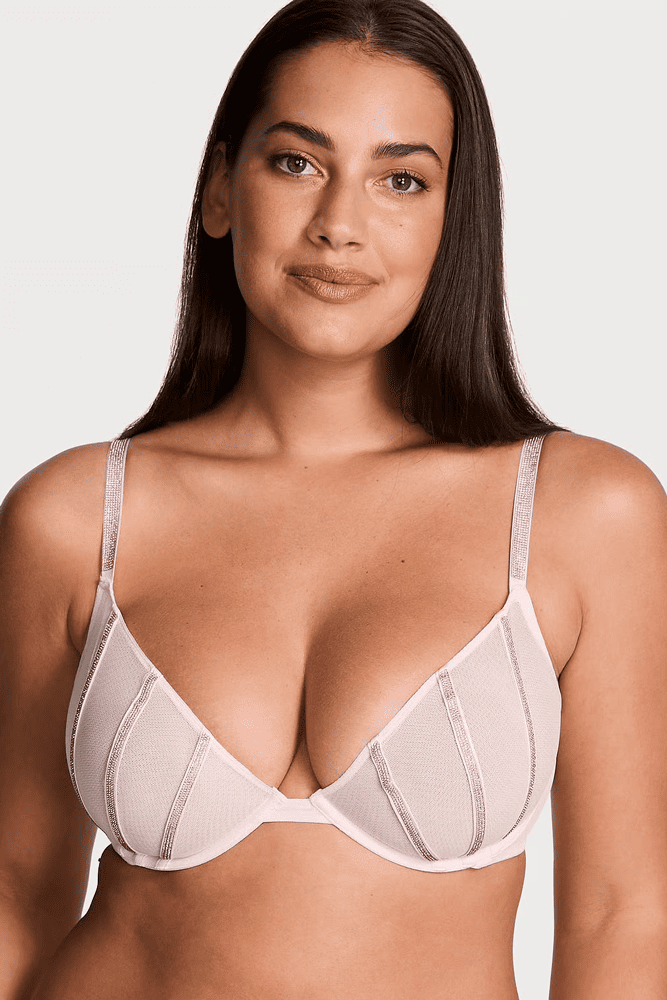 БЮСТГАЛЬТЕР ЗІ СТРАЗАМИ БЕЗ ПУШ-АП PINK LINES Victoria`s Secret