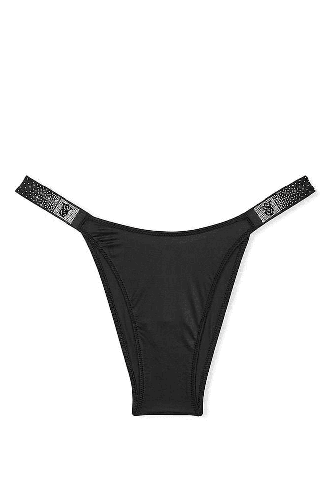 Трусики ЗІ СТРАЗАМИ БРАЗИЛІАНИ BLACK VS OMBRE Victoria`s