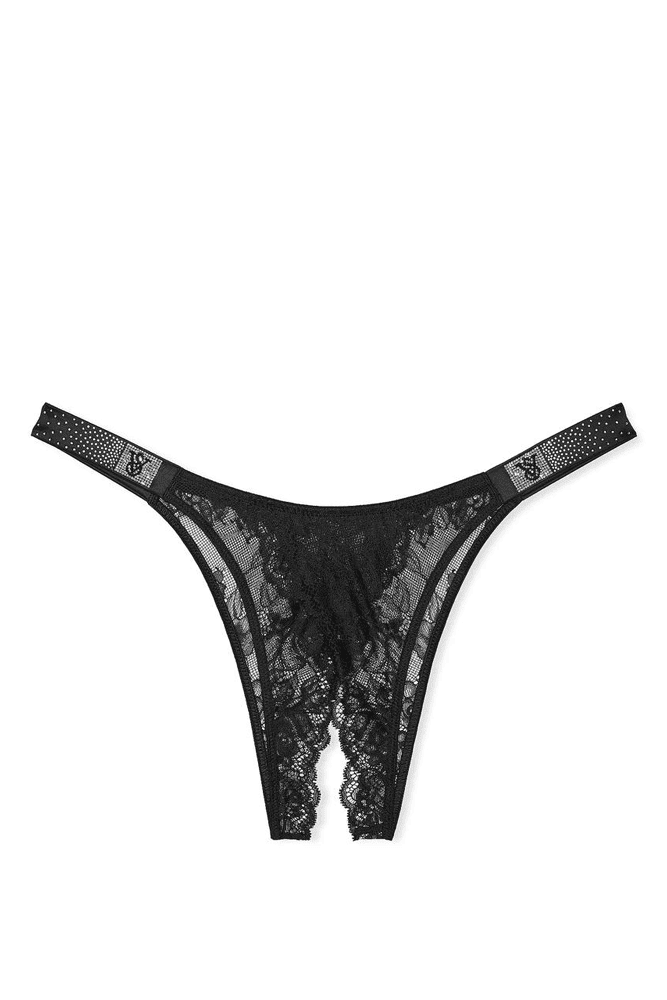 Трусики ЗІ СТРАЗАМИ З ДОСТУПОМ BLACK VS OMBRE Victoria`s Secret