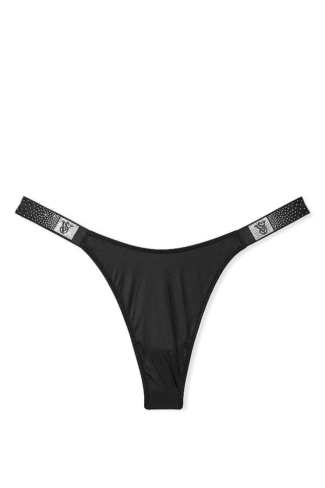 Трусики ЗІ СТРАЗАМИ СТРІНГИ BLACK VS OMBRE Victoria`s Secret