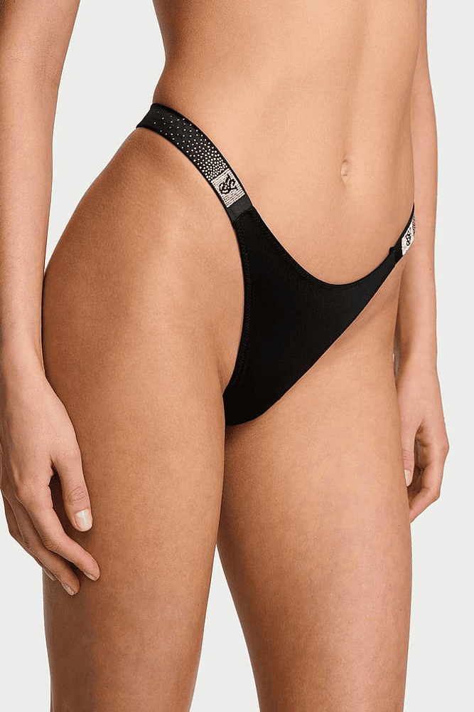 Трусики ЗІ СТРАЗАМИ СТРІНГИ BLACK VS OMBRE Victoria`s Secret