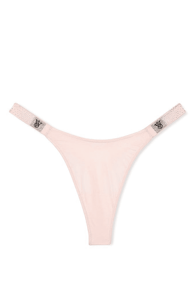 Трусики ЗІ СТРАЗАМИ СТРІНГИ PUREST PINK VS OMBRE Victoria`s Secret