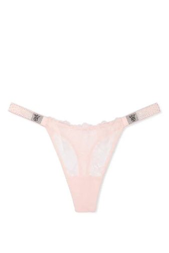 Трусики ЗІ СТРАЗАМИ СТРІНГИ МЕРЕЖИВО PUREST PINK VS OMBRE Victoria`s