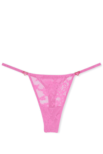 Трусики МЕРЕЖИВНІ ЛЮКС СТРІНГИ PINK HEART