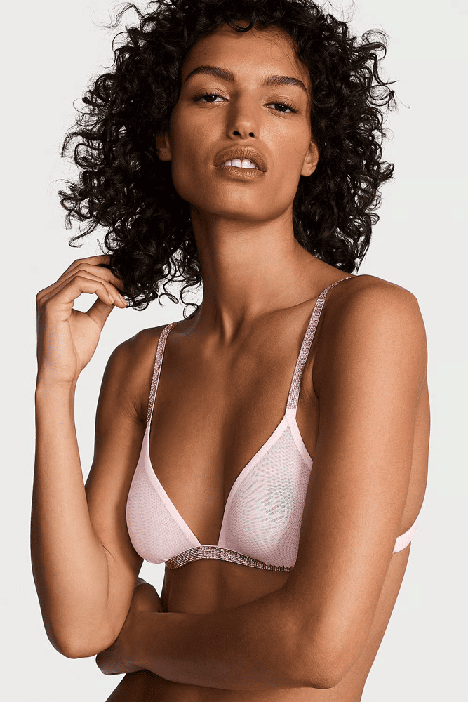 БЮСТГАЛЬТЕР ЗІ СТРАЗАМИ БЕЗ ПУШ-АП PINK LINES Victoria`s Secret