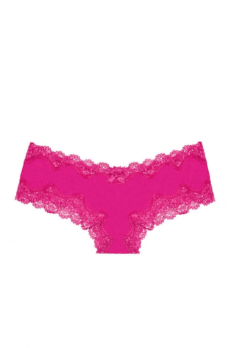 Трусики МЕРЕЖИВНІ ЛЮКС БРАЗИЛІАНИ ELECTRIC PINK Victoria`s Secret