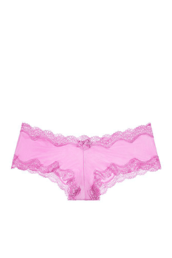 Трусики МЕРЕЖИВНІ ЛЮКС БРАЗИЛІАНИ LIGHT PINK Victoria`s
