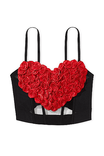 КОРСЕТ BLACK ROSE HEART Victoria`s