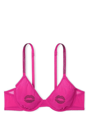 БЮСТГАЛЬТЕР ЗІ СТРАЗАМИ БЕЗ ПУШ-АП PINK LIPS Victoria`s Secret