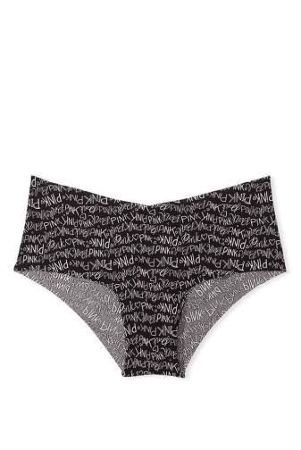 Трусики БЕЗШОВНІ БРАЗИЛІАНИ BLACK LOGO PINK Victoria`s