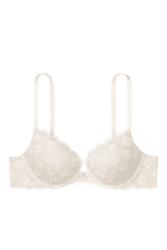 БЮСТГАЛЬТЕР БЕЗ ПУШ-АП COCONUTE WHITE LACE Victoria`s Secret