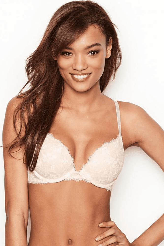 БЮСТГАЛЬТЕР БЕЗ ПУШ-АП COCONUTE WHITE LACE Victoria`s Secret