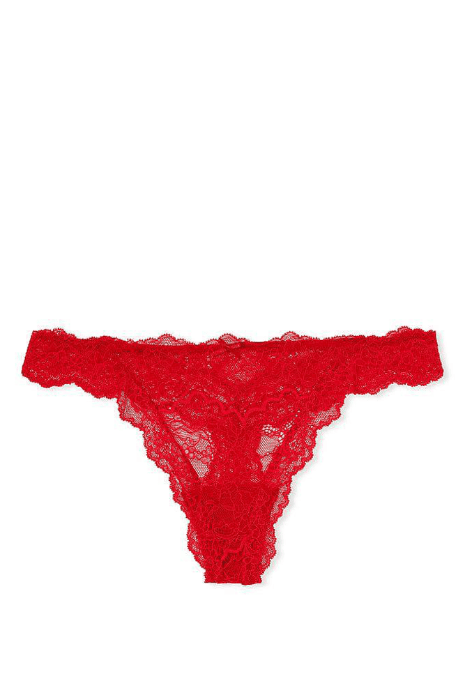 Трусики МЕРЕЖИВНІ ЛЮКС СТРІНГИ RED FLORAL Victoria`s Secret