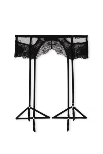 Пояс МЕРЕЖИВО BLACK FLORAL GARTER Victoria`s Secret