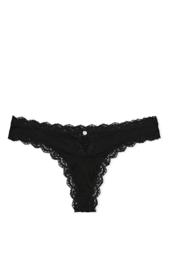 Трусики МЕРЕЖИВНІ ЛЮКС СТРІНГИ BLACK DREAM ANGELS Victoria`s Secret