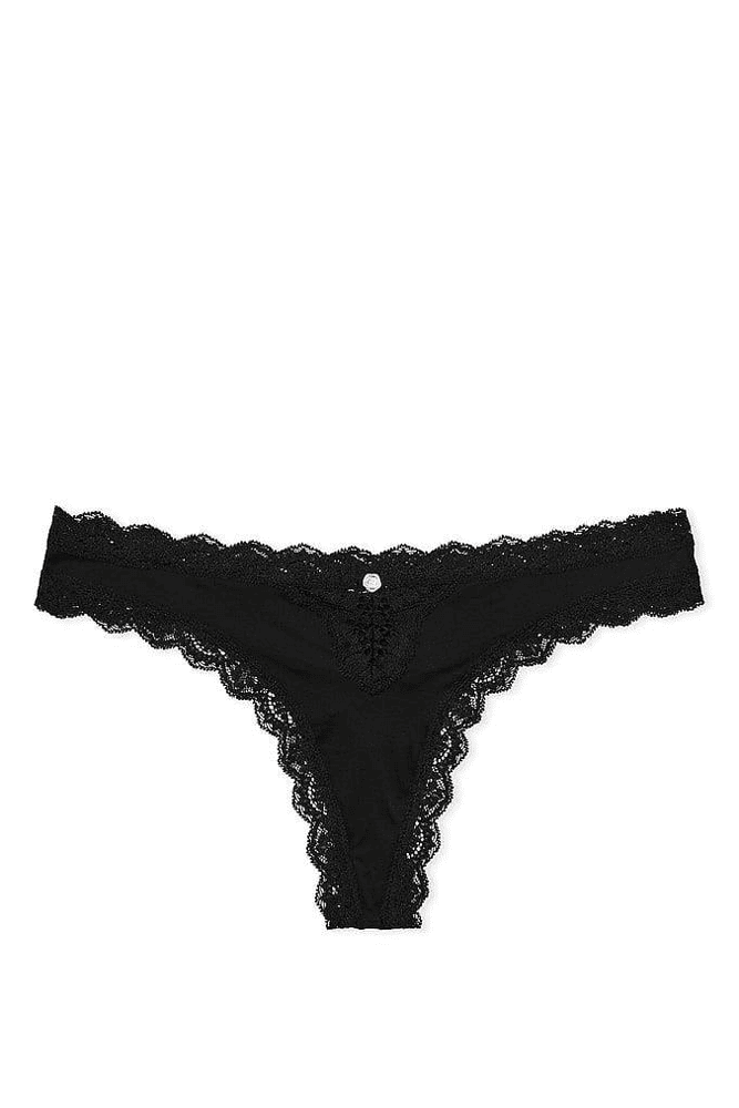 Трусики МЕРЕЖИВНІ ЛЮКС СТРІНГИ BLACK DREAM ANGELS Victoria`s Secret