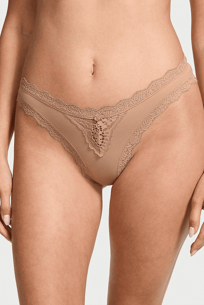 Трусики МЕРЕЖИВНІ ЛЮКС СТРІНГИ NUDE DREAM ANGELS Victoria`s Secret