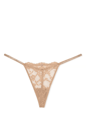 Трусики ЗІ СТРАЗАМИ V-THONG NUDE DREAM ANGELS Victoria`s Secret